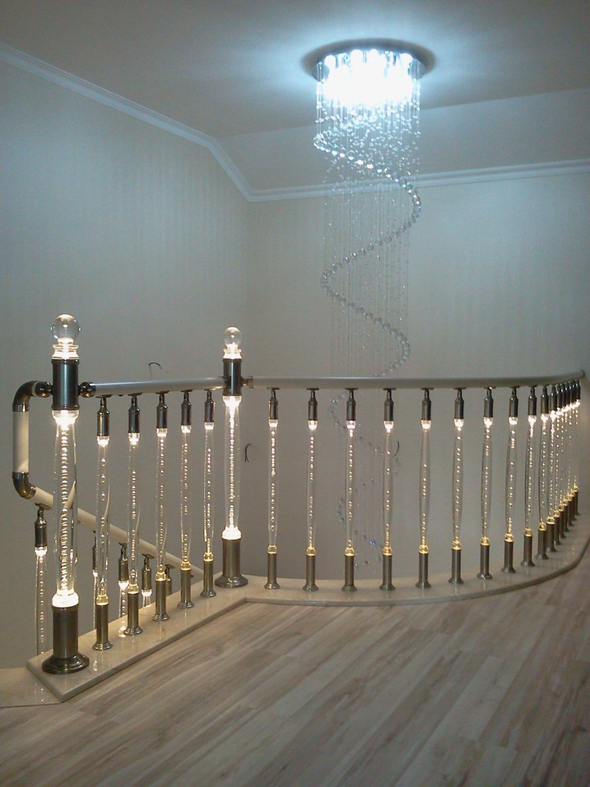 Balustradă din plexiglas realizată
