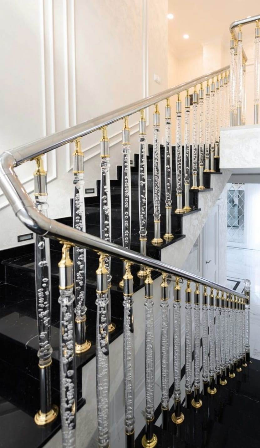 Balustradă din plexiglas realizată