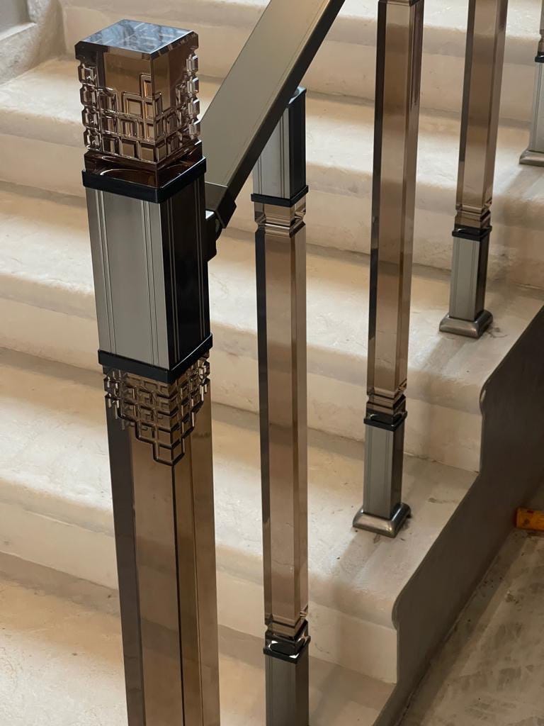 Balustradă din plexiglas realizată