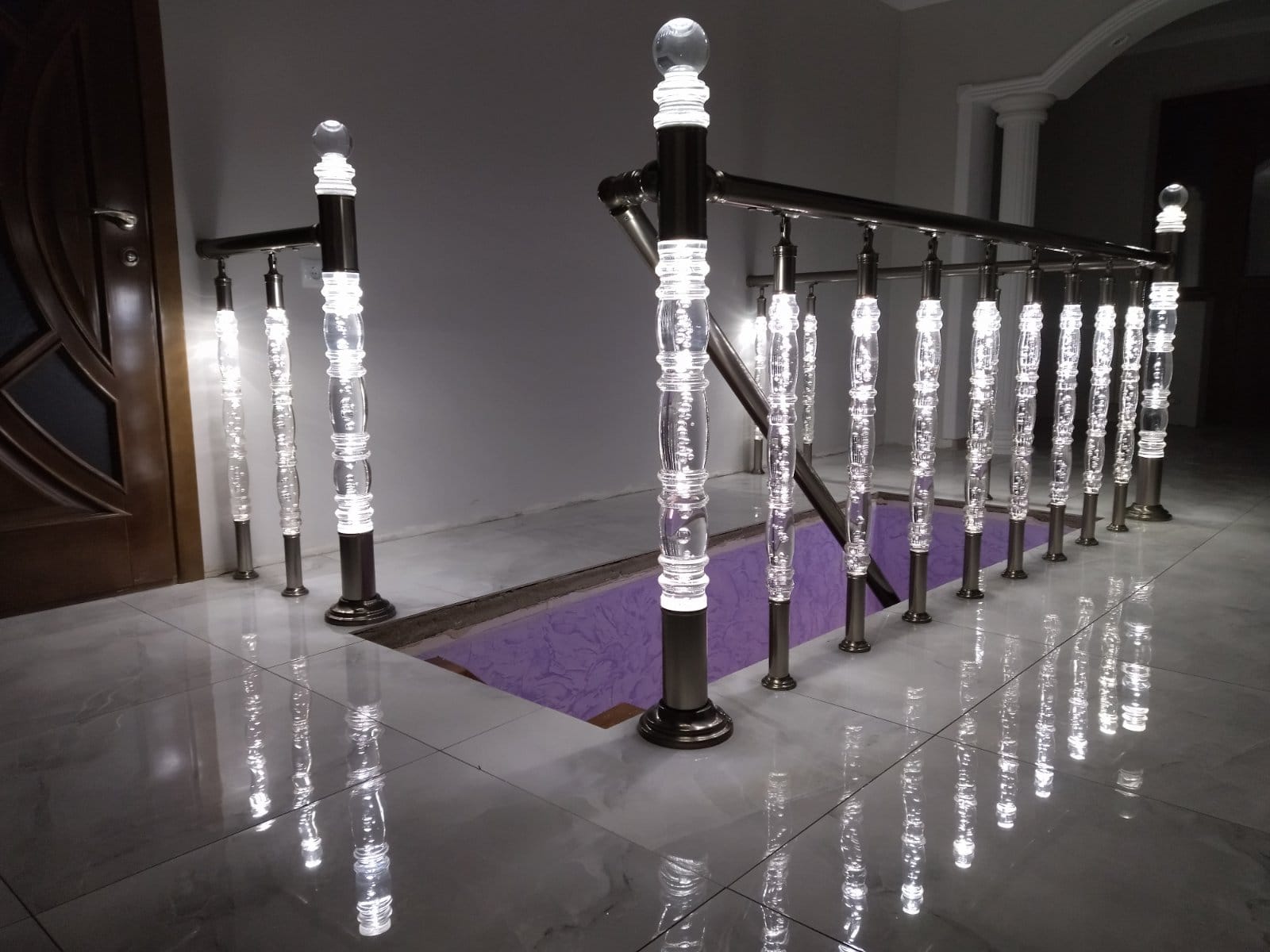 Balustradă din plexiglas realizată