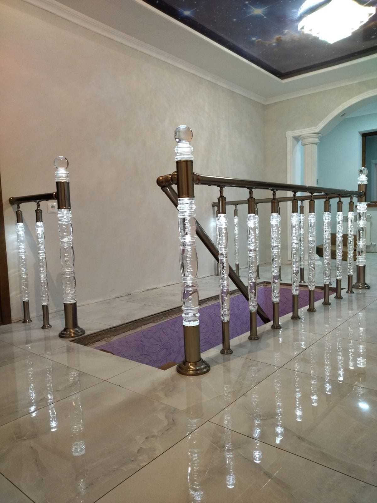 Balustradă din plexiglas realizată