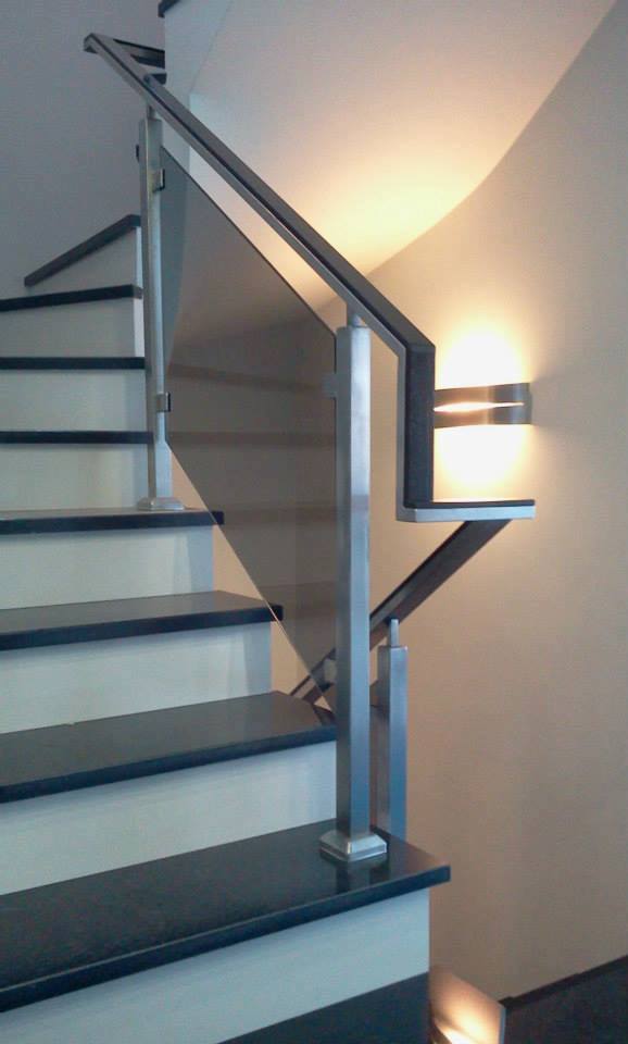 Balustradă din sticlă realizată pentru terasă