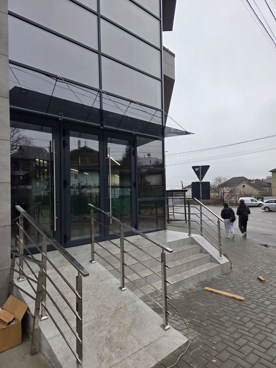 Balustradă din sticlă realizată pentru terasă